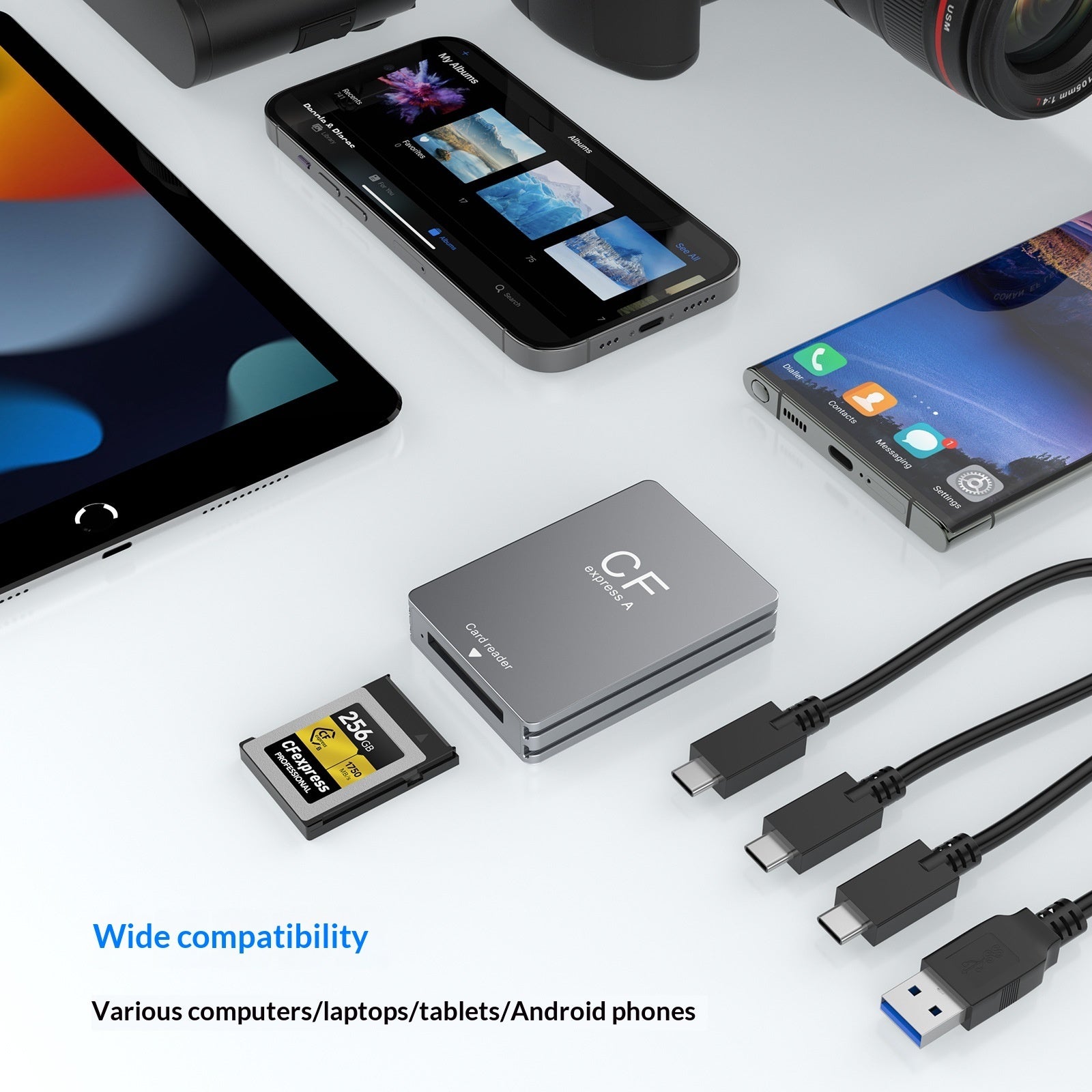 USB Card Reader Dedicated For Photography And Videography