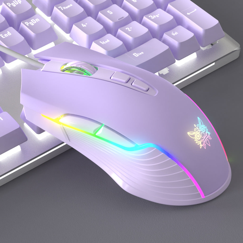 Purple Mechanical Keyboard