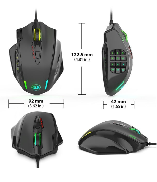 Red Dragon M908 One-Hander Mouse