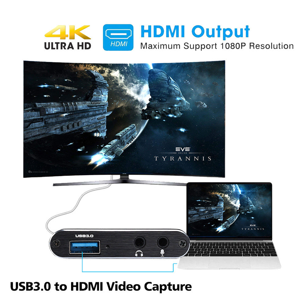 Hdmi Video Capture Card 4K Screen Recording Usb3.0 1080P 60Fps
