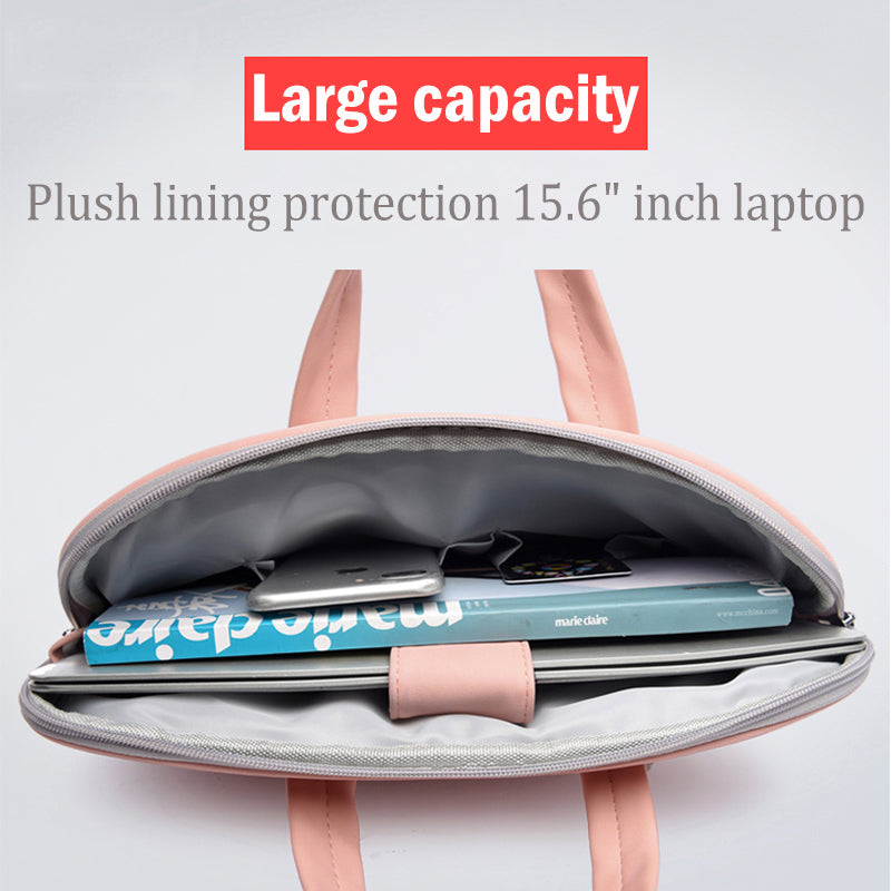 PU Leather Women Laptop Bag Notebook for MacBook Air 13.3 14 15.6 Inch