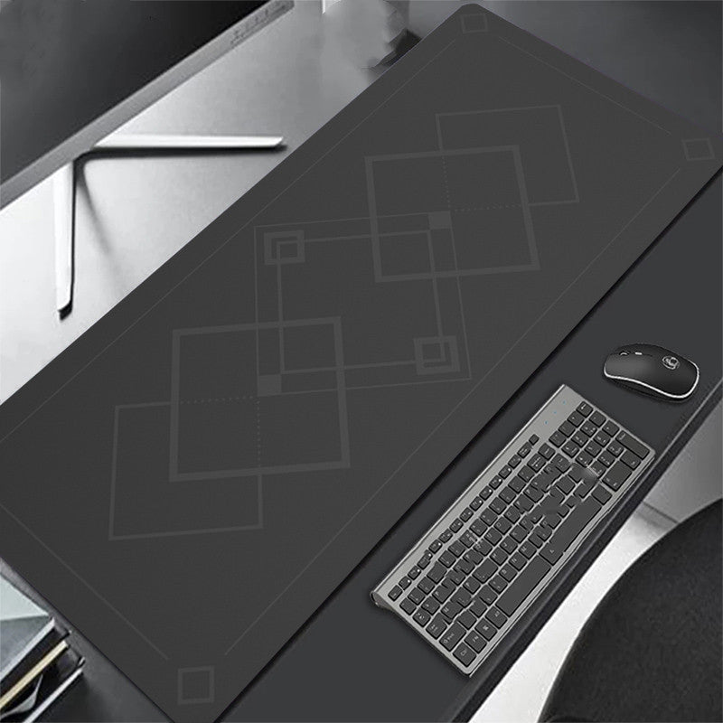 All Black Extra Long Mouse Pad