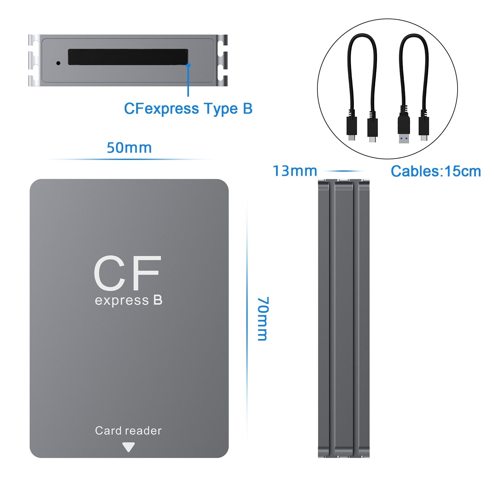 USB Card Reader Dedicated For Photography And Videography