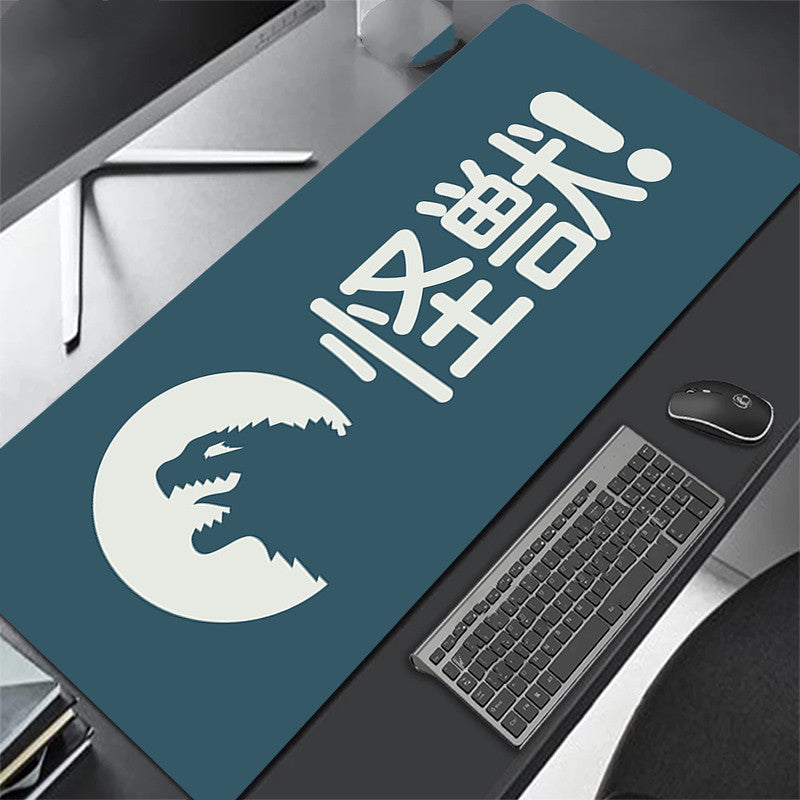All Black Extra Long Mouse Pad
