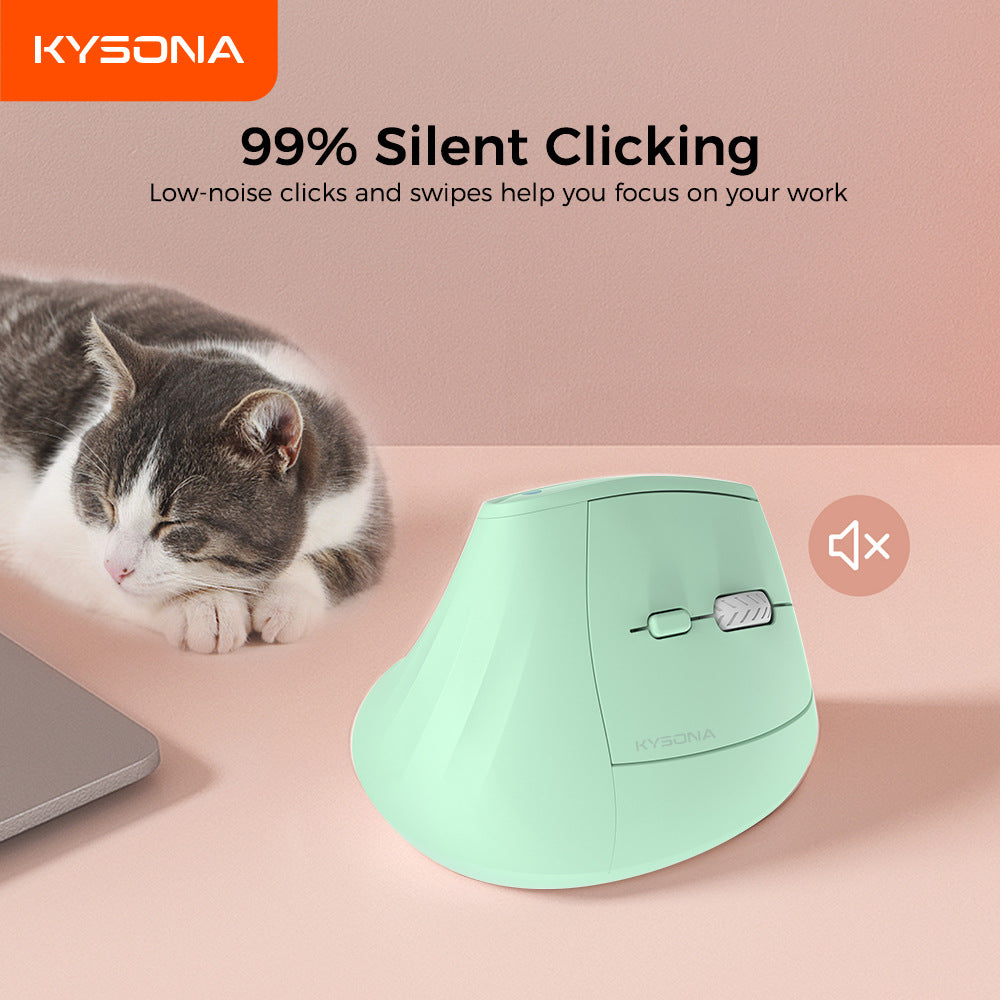 Ergonomic Vertical Wireless Mouse
