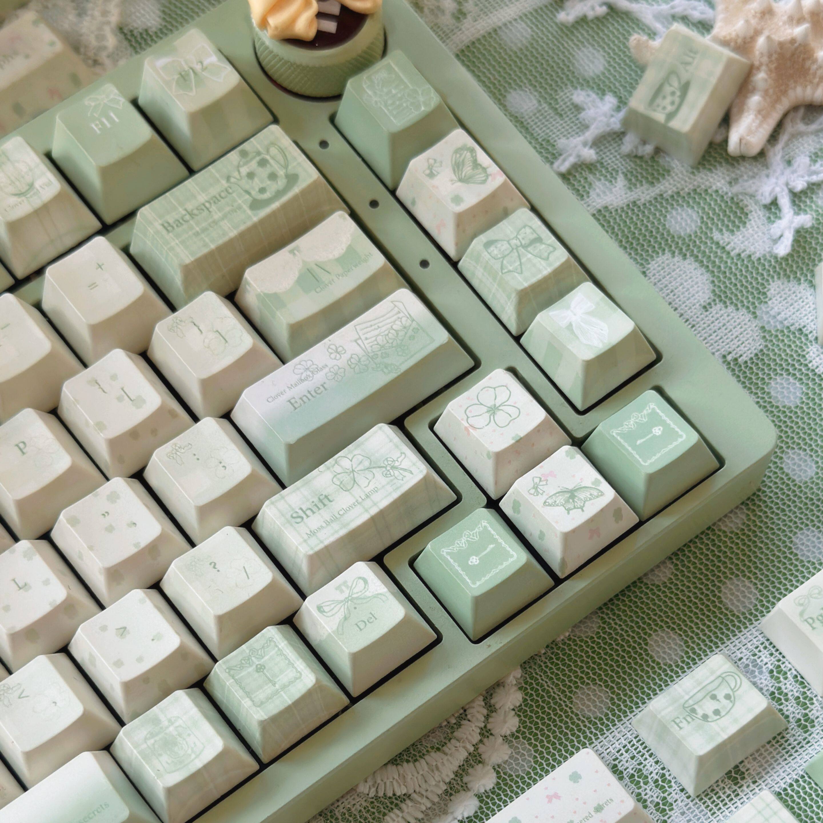 Mossy Patina Riddle Keyboard Keycaps