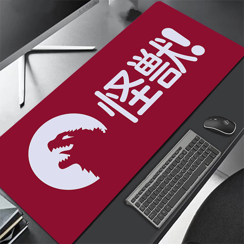 All Black Extra Long Mouse Pad