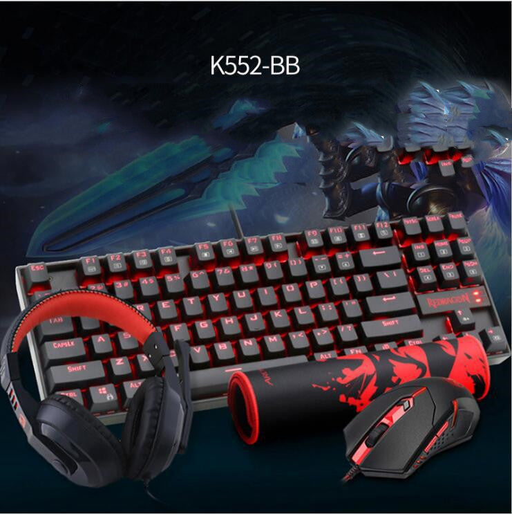 Wired E-Sports Game Green Axis Keyboard