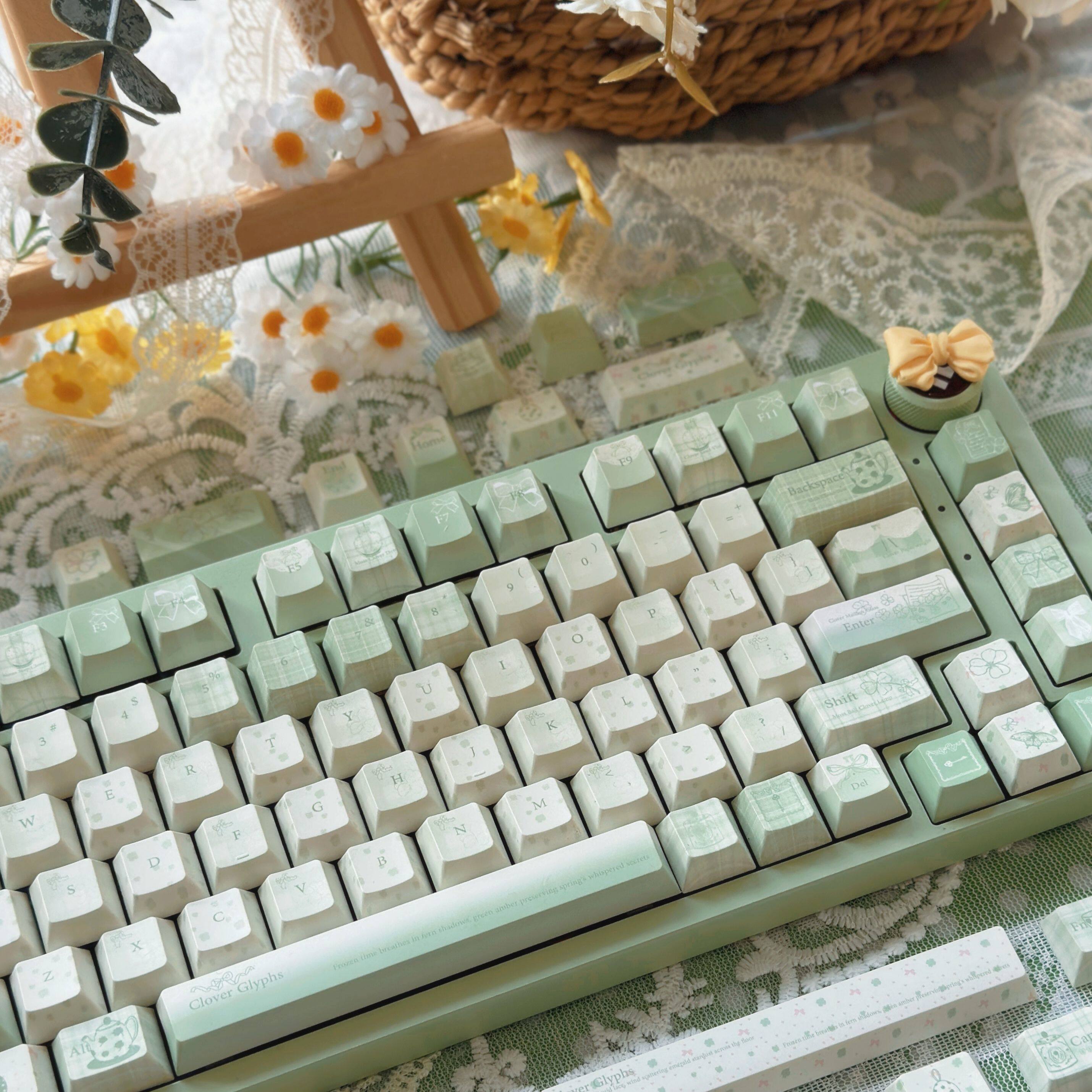 Mossy Patina Riddle Keyboard Keycaps