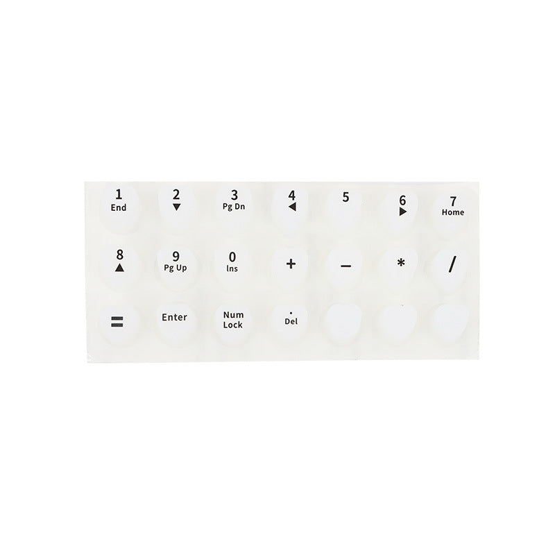 91 Button For Desktop And Notebook Computer Silicone Keyboard Stickers