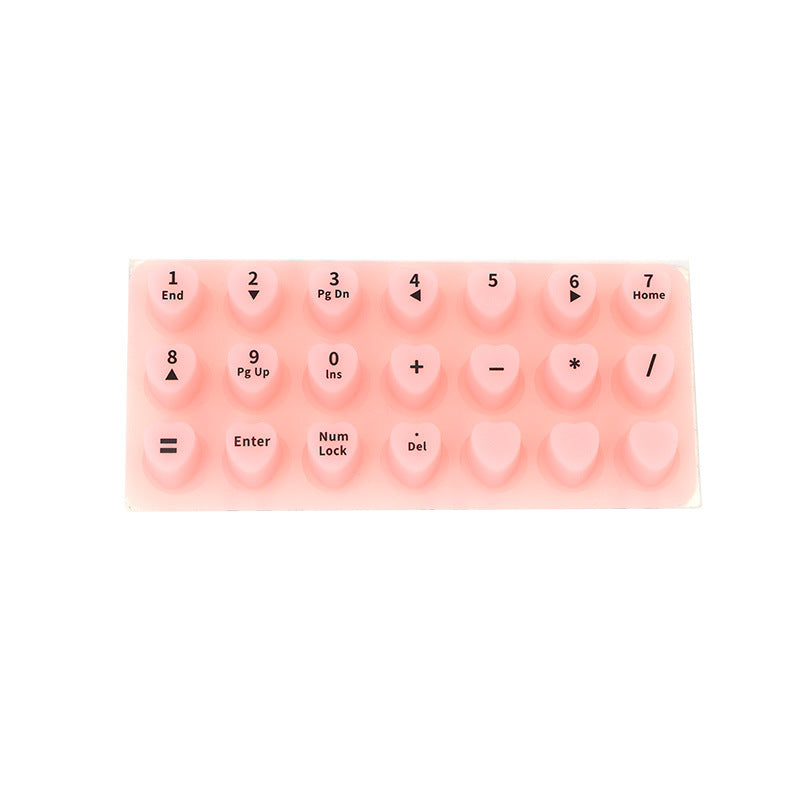 91 Button For Desktop And Notebook Computer Silicone Keyboard Stickers