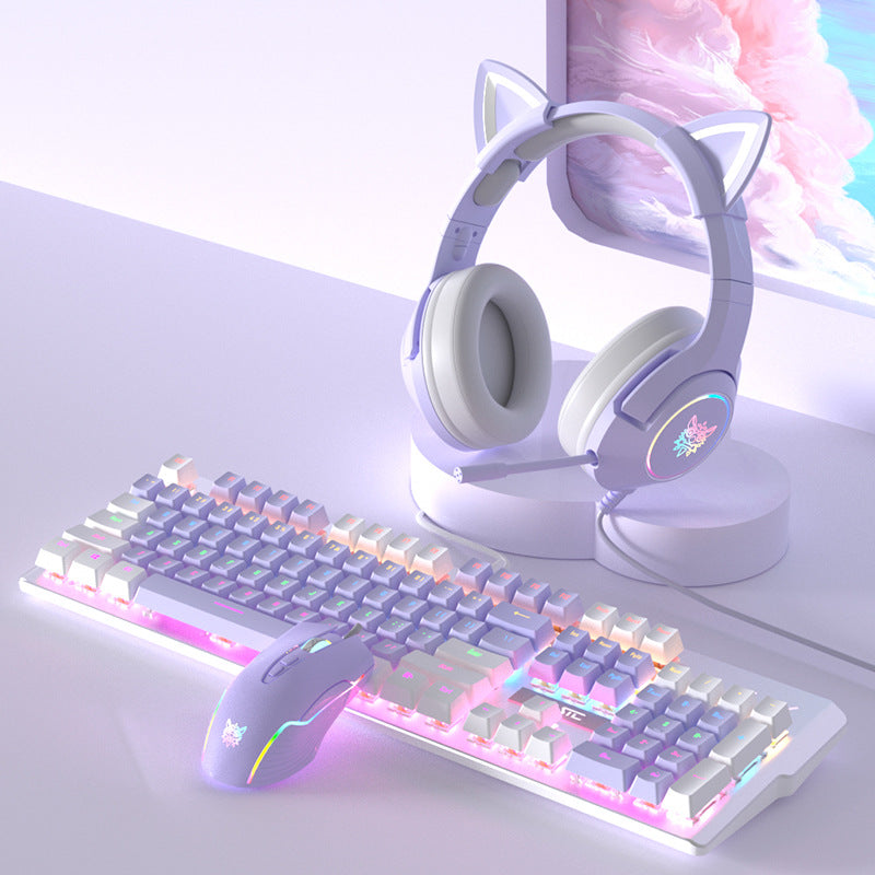 Purple Mechanical Keyboard