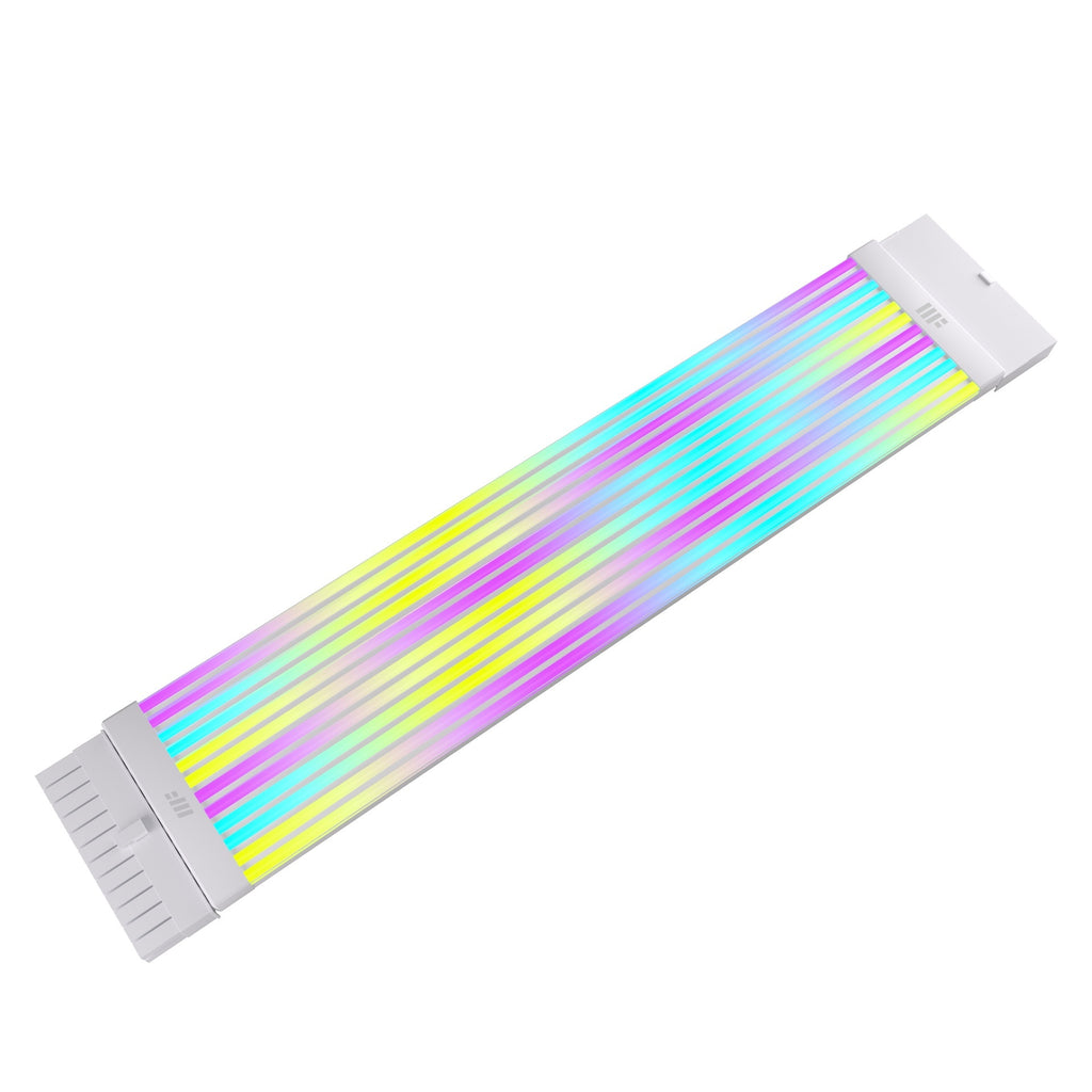 Graphics Card Neon Strip Lighting 8-pin To 24-pin Power Supply Cable For The Motherboard