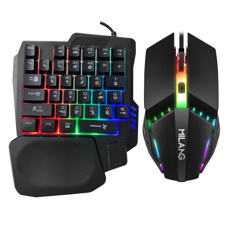 Single-handed Keyboard & Mouse Suit