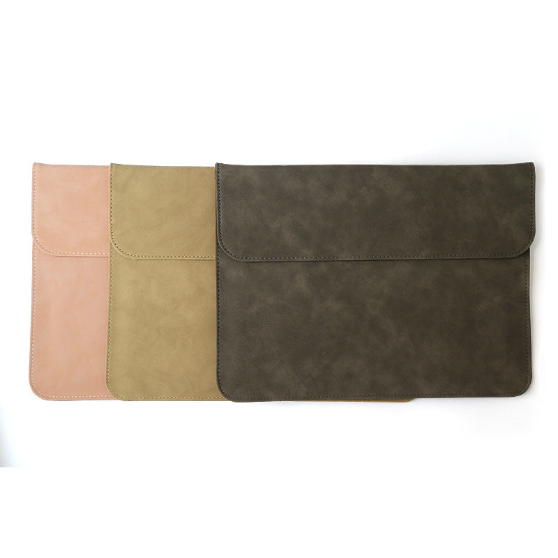 Laptop Sleeve Computer Bag Frosted Waterproof Fabric Protective Sleeve