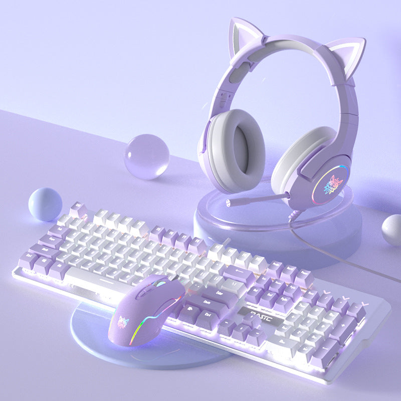 Purple Mechanical Keyboard