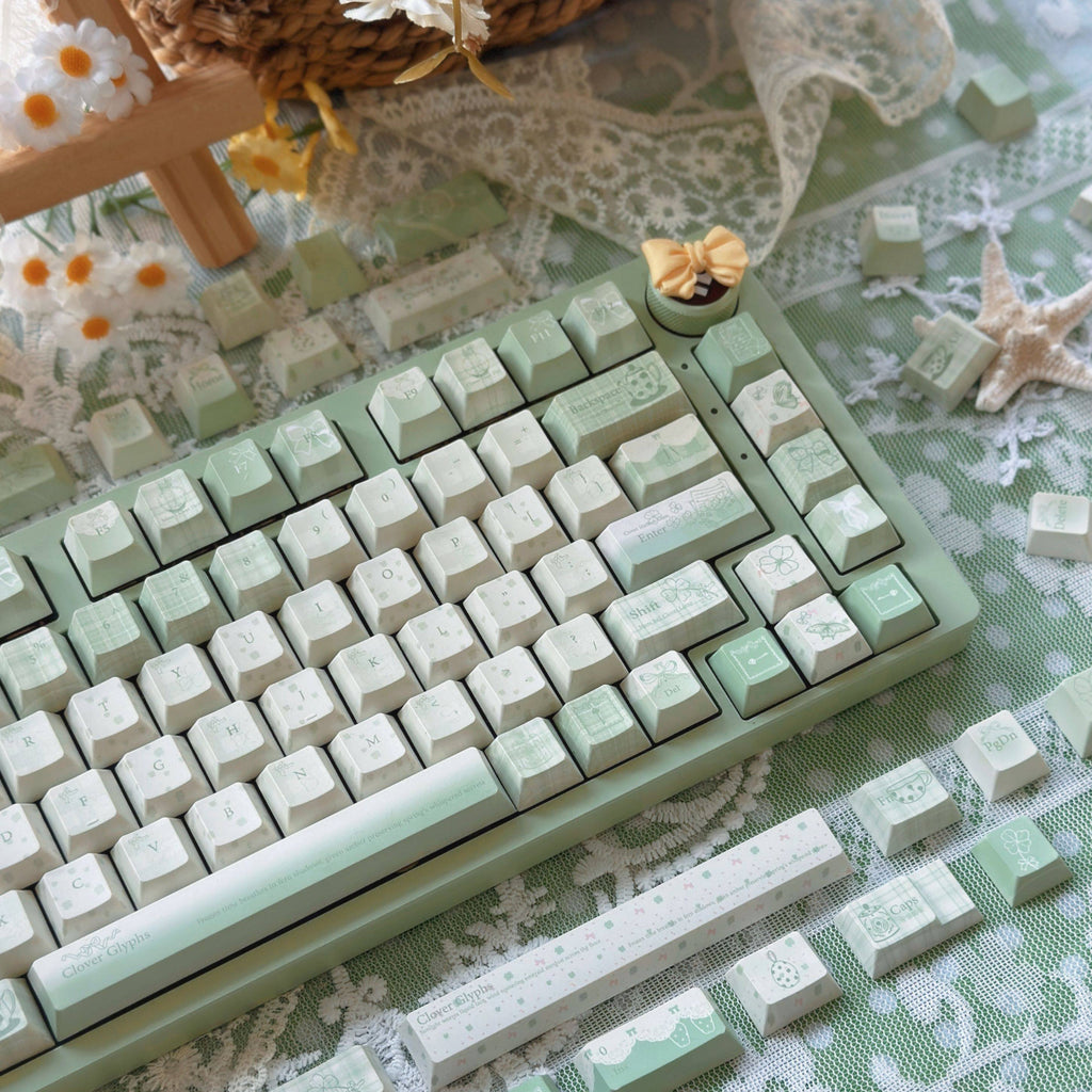 Mossy Patina Riddle Keyboard Keycaps