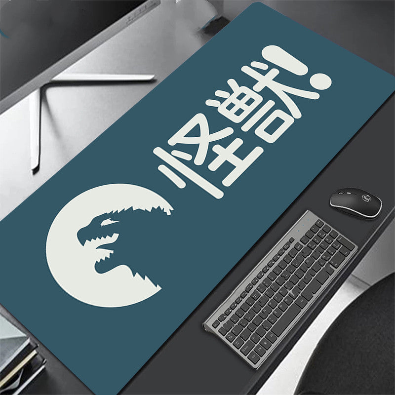 All Black Extra Long Mouse Pad
