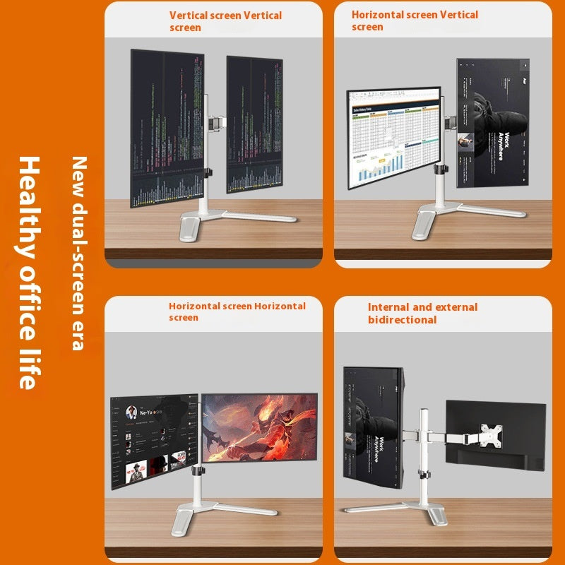 Tw1 Interactive Screen On 600 Riser Dual-screen Display Horizontal And Vertical Screen Rotating Riser Base ...