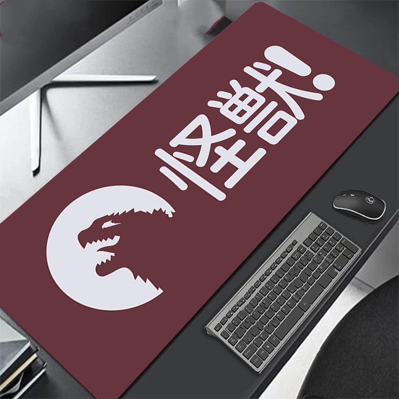 All Black Extra Long Mouse Pad