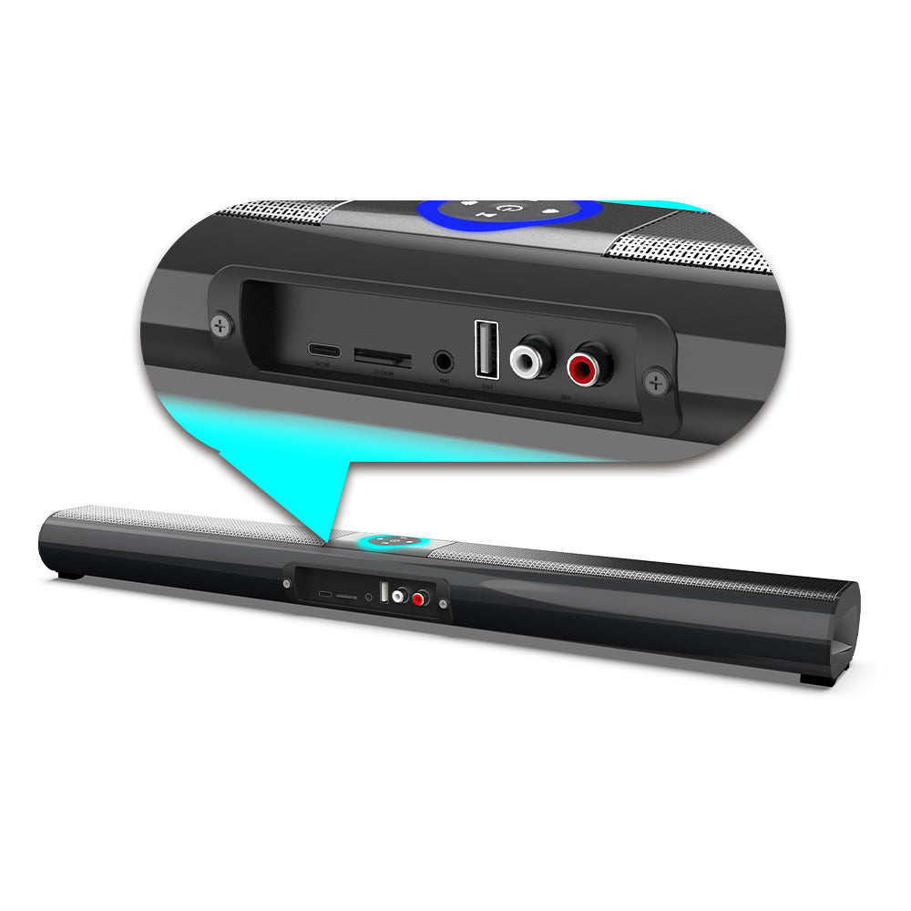 Bluetooth Speaker Wireless Card-Reading Long Strip Wall-Mounted Home Theater Audio System