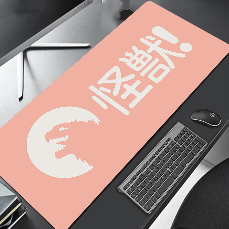 All Black Extra Long Mouse Pad